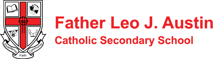 Father Leo J. Austin Catholic Secondary School logo