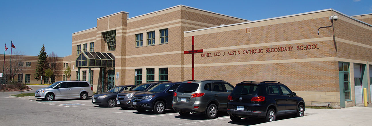 exterior of high school