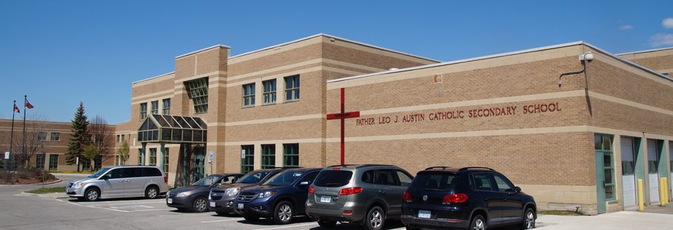 exterior of high school